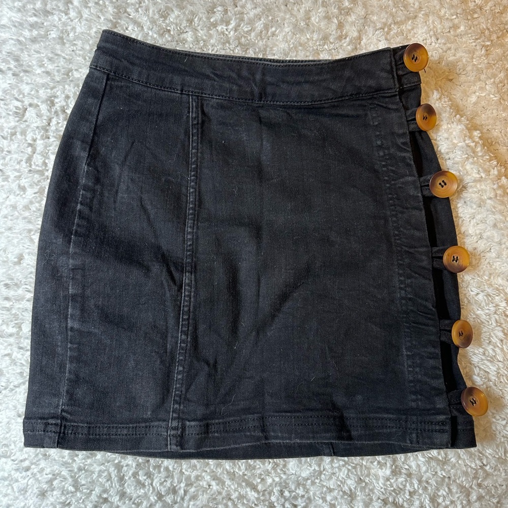 Free People Black Skirt